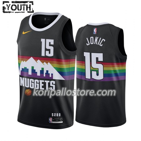 Denver Nuggets Nikola Jokic 15 Nike 2019-2020 City Edition Lasten Pelipaidat Swingman